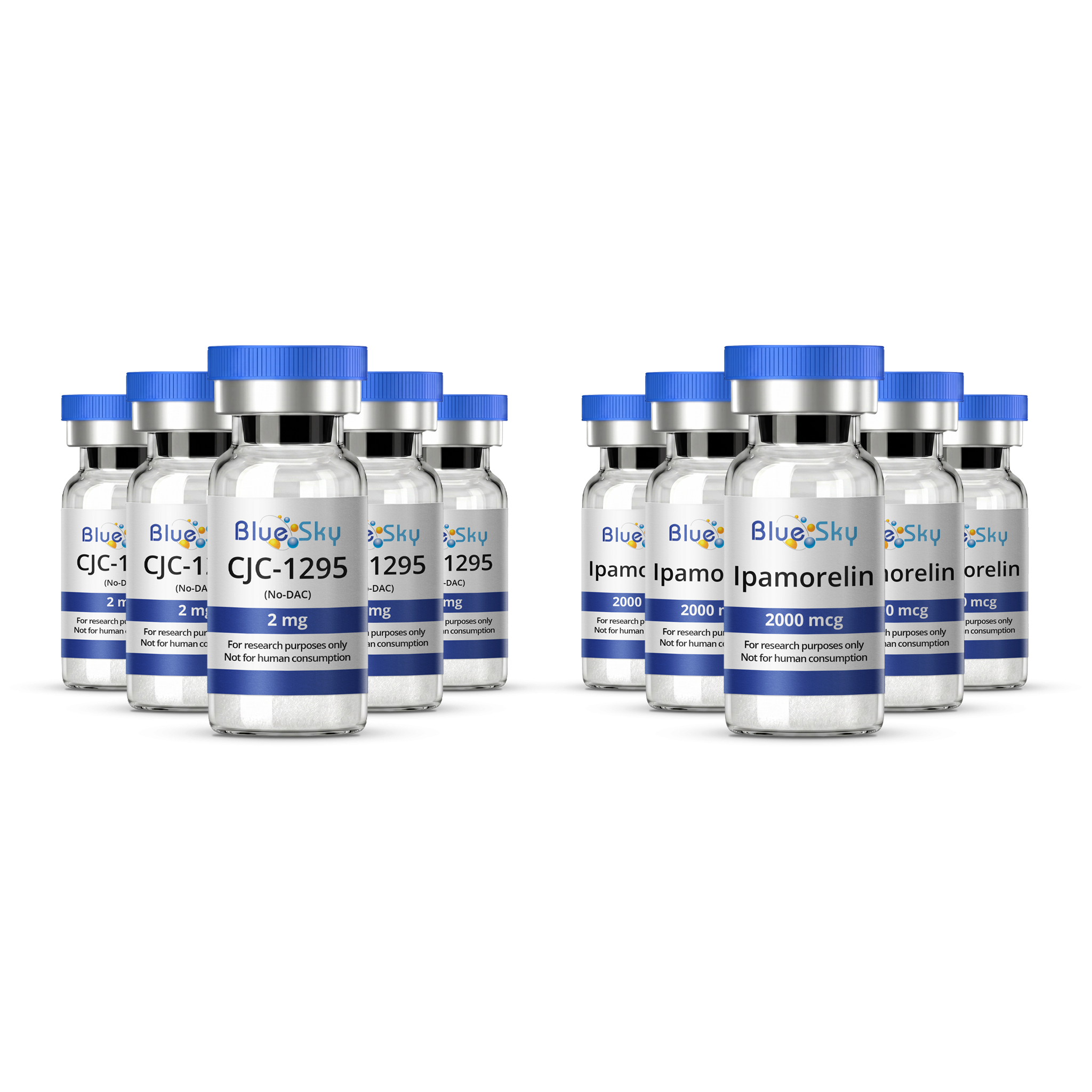 Bundle (CJC-1295 No Dac 2mg x5 + Ipamorelin 2mg x5)