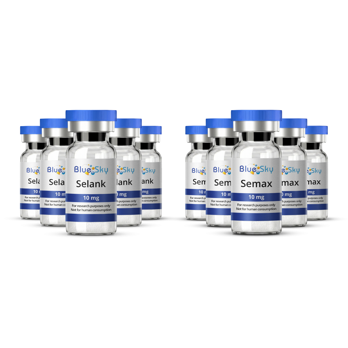 Bundle (Selank 10mg x5 + Semax 10mg x5)